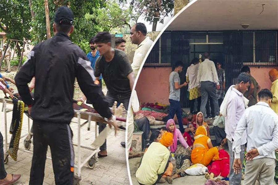 भोलेबाबा के सत्संग में मची भगदड़, 100 से अधिक श्रद्धालुओं की मौत