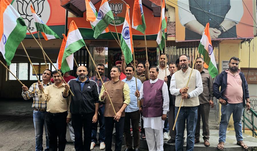हर घर तिरंगा अभियान, बिंदल ने किया शुभारम्भ