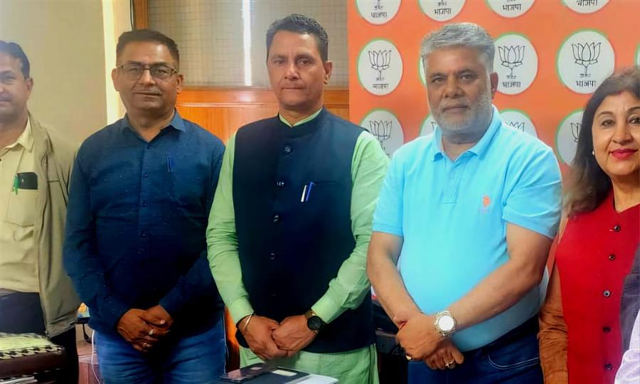 भाजपा के संगठनात्मक चुनावों हेतु सांसद एवं प्रदेश उपाध्यक्ष डाॅ राजीव भारद्वाज को प्रदेश संगठन चुनाव अधिकारी नियुक्त