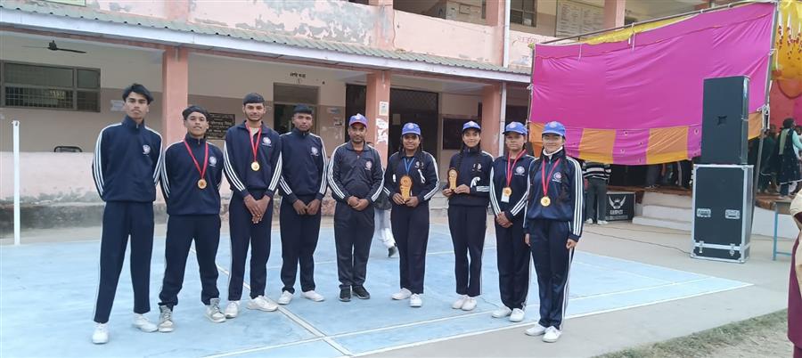 Gummer  School के एनएसएस वाॅलंटियर का राज्य स्तरीय एन एस एस मेगा शिविर के लिए चयन