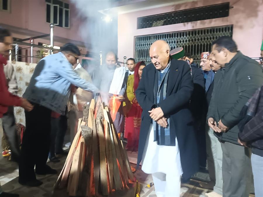 कृषि मंत्री ने किया राज्य स्तरीय लोहड़ी मेले की सांस्कृतिक संध्या का शुभारंभ
