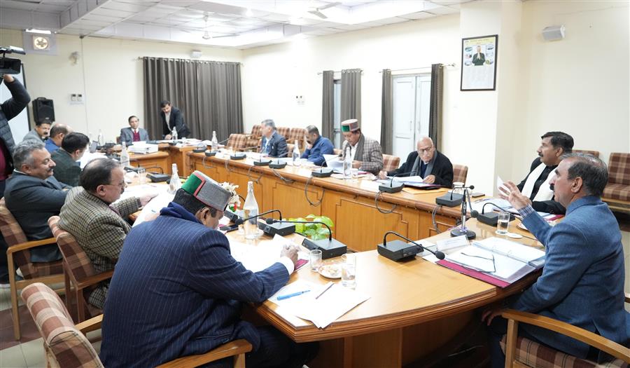 हिमाचल प्रदेश मंत्रिमंडल के निर्णय