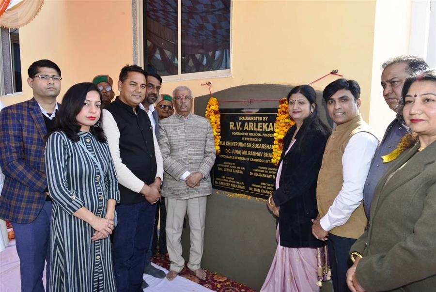 H P Governor Inaugurates newly constructed building of CI school at Dhusada 