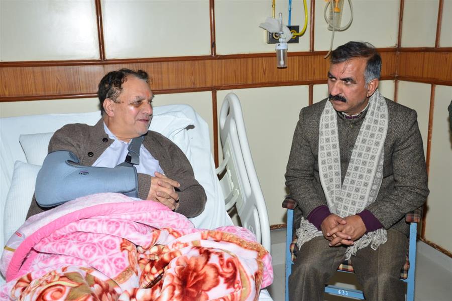 CM asks well-being of Former Minister