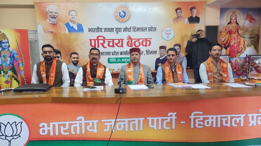 संगठन विस्तार की दृष्टि से भाजपा के 6 मोर्चों का गठन पूर्ण - बिन्दल