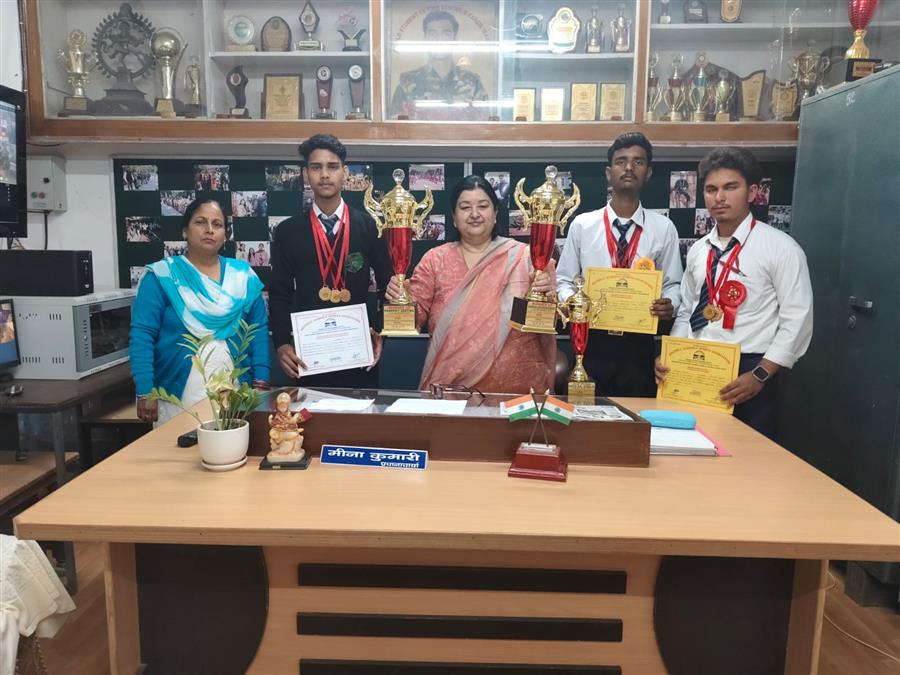 सांस्कृतिक प्रतियोगिता में छाए बाल स्कूल ज्वालामुखी के छात्र 