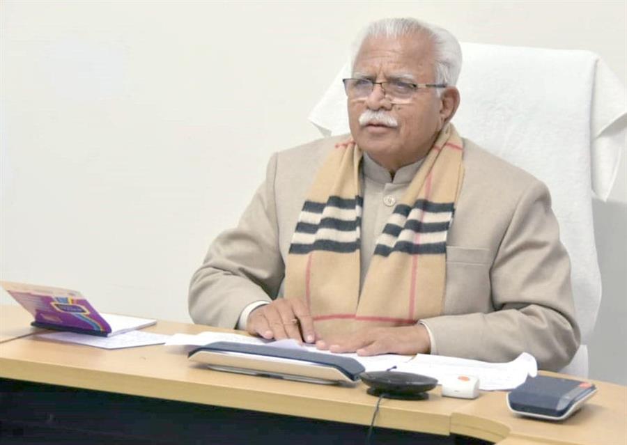 मुख्यमंत्री Manohar Lal  ने अंत्योदय परिवार उत्थान योजना के लाभार्थियों से किया सीधा संवाद
