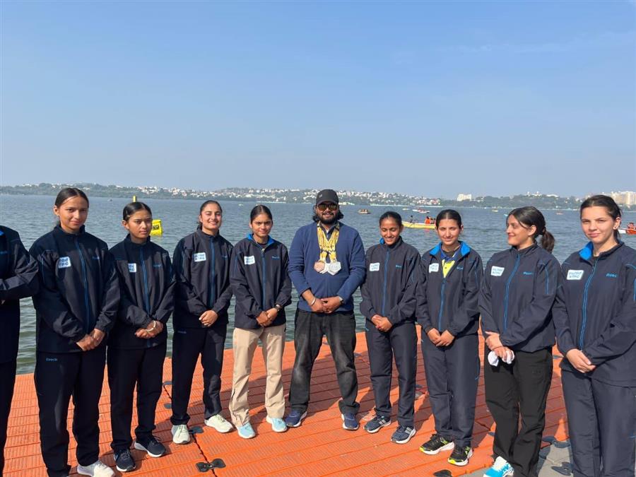 भोपाल में आयोजित 8वीं इंटर स्टेट एवं 45वीं जूनियर नेशनल रोइंग चैंपियनशिप में हिमाचल चमका