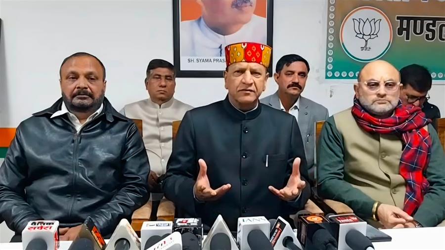 कांग्रेस सरकार के 3 साल: व्यवस्था पतन, कर्ज और जनहित की अनदेखी के तीन वर्ष” – डॉ. राजीव बिंदल
