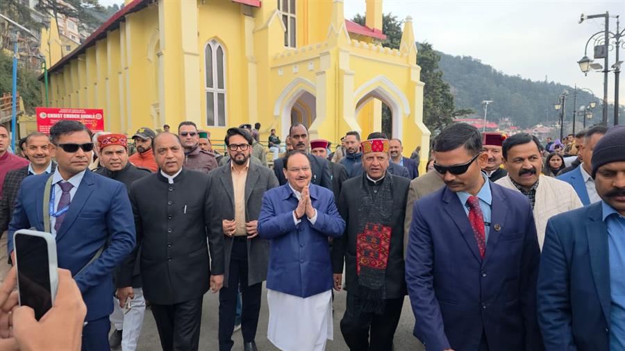 पीटरहॉफ से उठा भगवा विश्वास: नड्डा के आगमन ने कार्यकर्ताओं में भरी नई ऊर्जा, बड़ी जीत के संकेत स्पष्ट