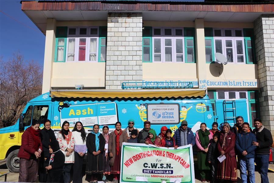 लाहौल स्पीति के तांदी में विशेष आवश्यकता वाले बच्चों के लिए थेरेपी कैंप का आयोजन