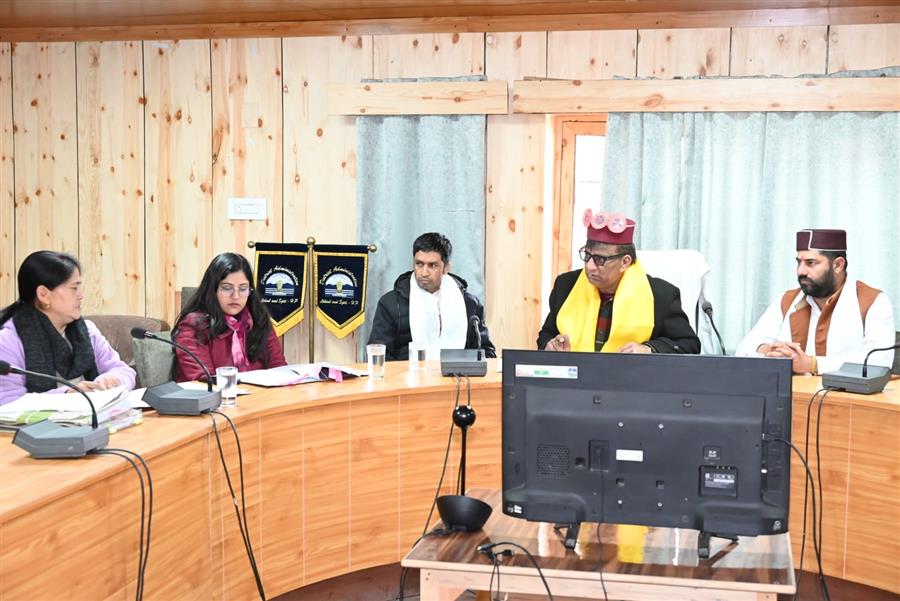 डाकघर लघु बचत पुरस्कार राशि से निर्मित परिसंपत्तियों की समीक्षा बैठक सम्पन्न