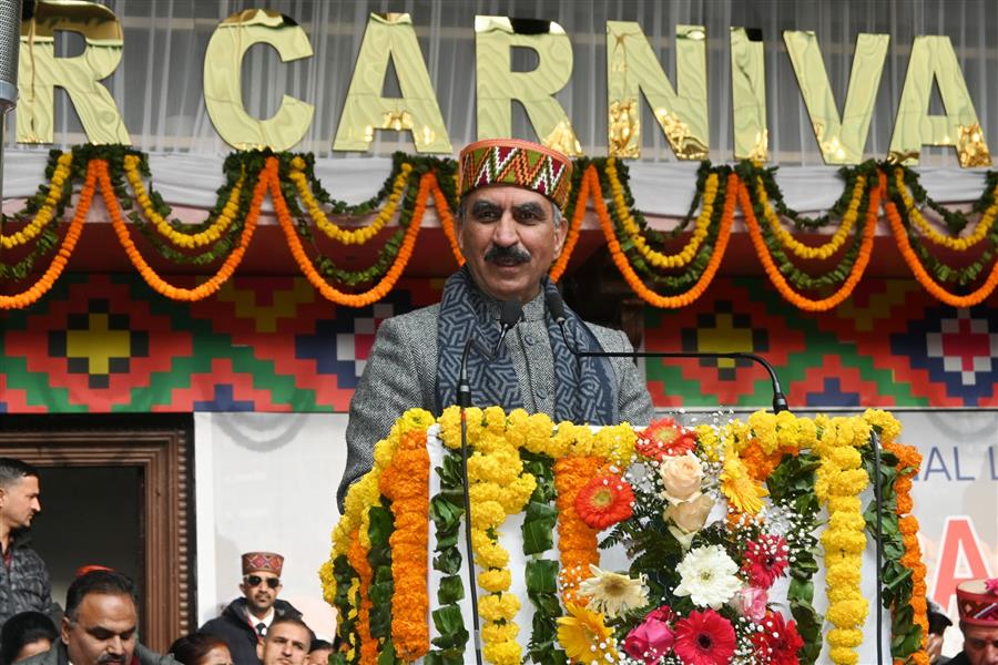 मुख्यमंत्री ने मनाली में विंटर कार्निवल-2026 का किया शुभारंभ