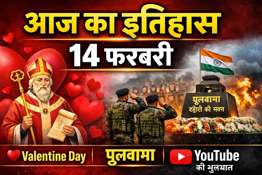 Valentine Day से Pulwama  तक  - आज ही के दिन YouTube नामक वीडियो प्लेटफॉर्म की शुरुआत हुई      