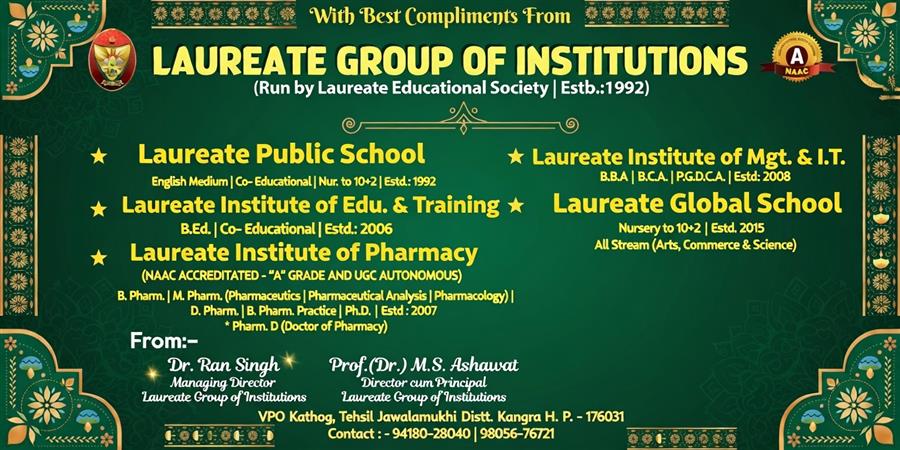 Laureate Institute of Pharmacy: A Pillar of Excellence in Himachal’s Pharmaceutical Education