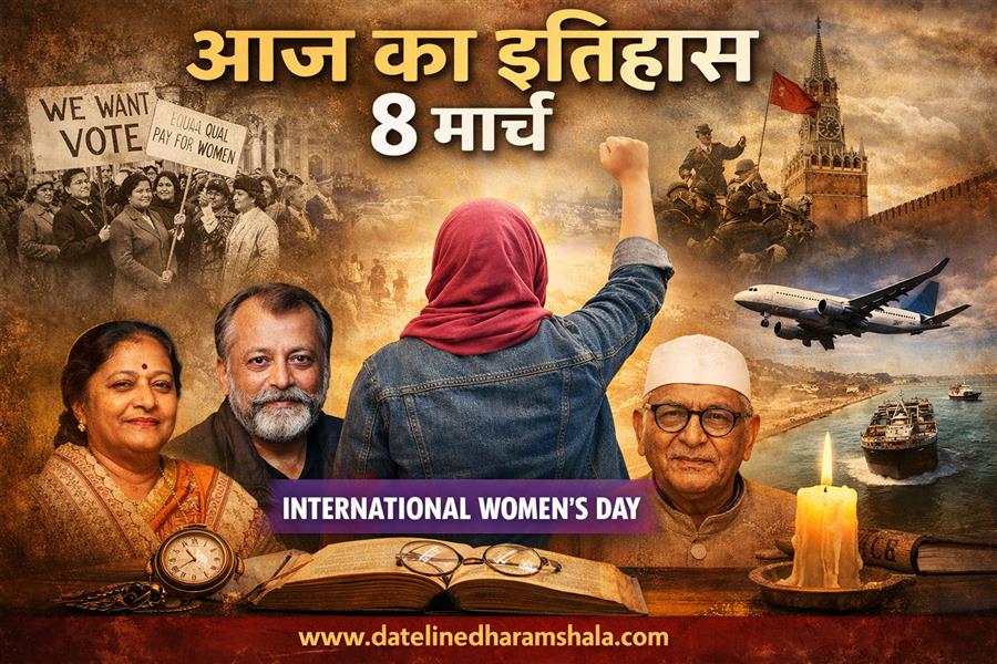  आज 8 मार्च ही के दिन  न्यूयॉर्क में महिलाओं ने बेहतर वेतन, कम कार्य समय और मतदान के अधिकार की मांग को लेकर बड़ा आंदोलन किया था