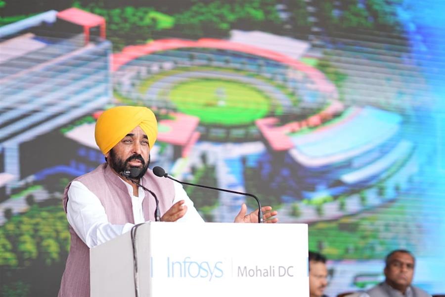 मोहाली में Infosys के कैंपस विस्तार की ग्राउंड ब्रेकिंग सेरेमनी