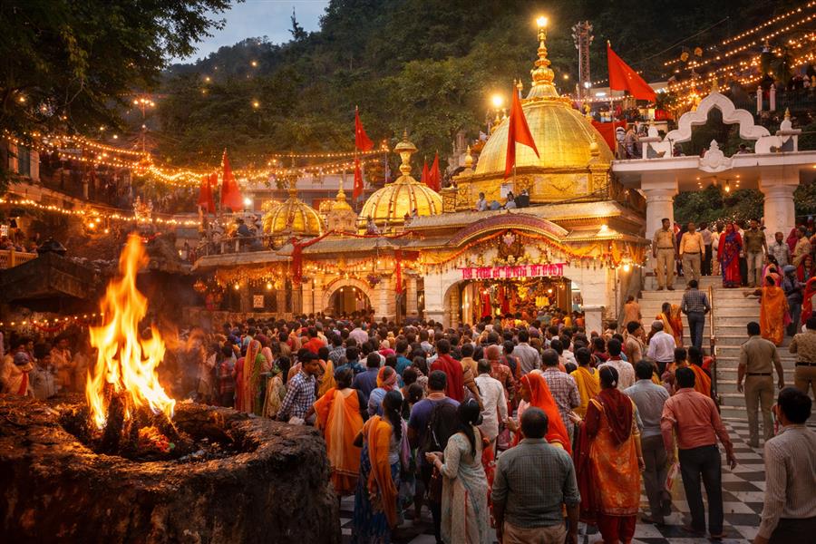 चैत्र नवरात्रि मेला 19 से 27 मार्च तक: ज्वालामुखी में पांच लाख श्रद्धालुओं के आगमन की संभावना