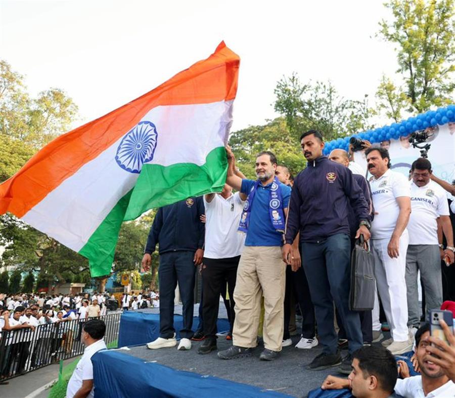 संविधान के नाम दौड़: दिल्ली में ‘Run for Ambedkar’ मैराथन के जरिए युवाओं को संदेश