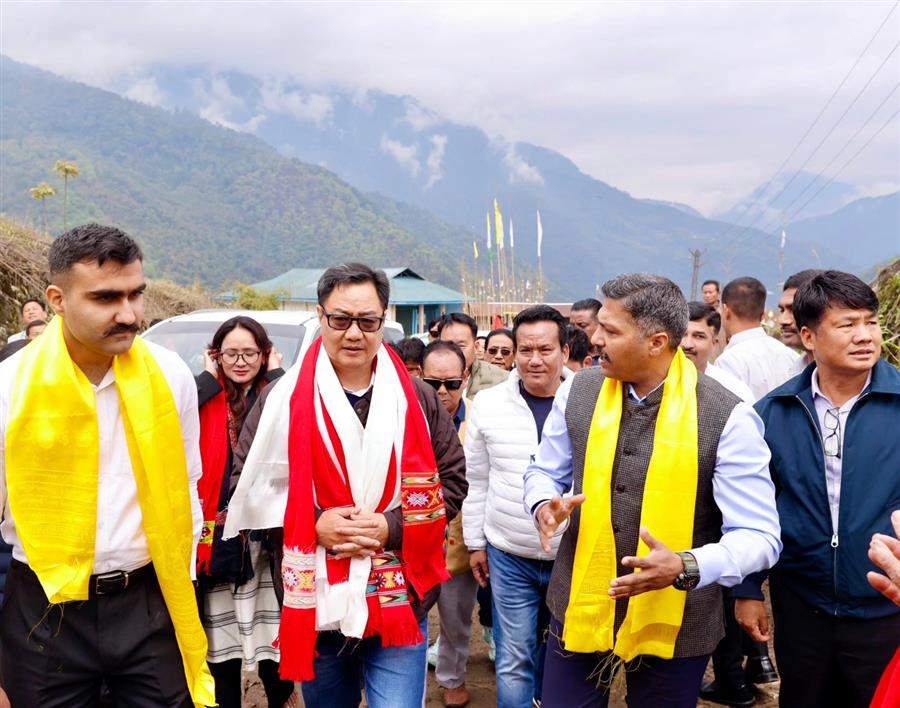 Kiren Rijiju ने अरुणाचल में Holy Chindang स्थल और मल्टीपर्पज़ हॉल का किया उद्घाटन, बोले—ऐसी पहल से बढ़ती है एकता
