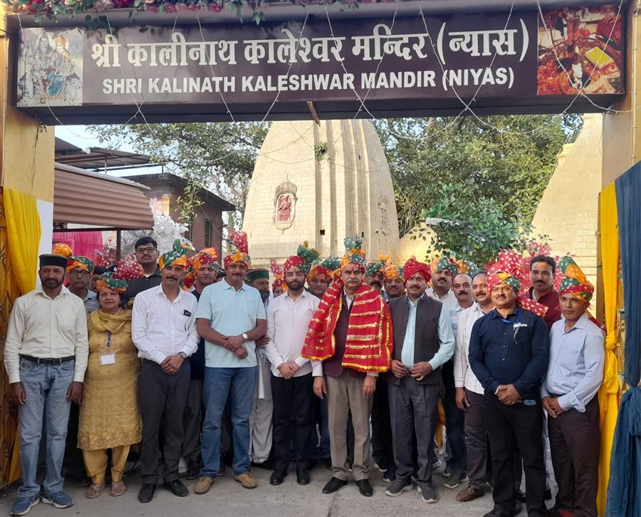 शोभा यात्रा व शिव पूजन से शुरू हुआ राज्य स्तरीय कालेश्वर बैसाखी मेला