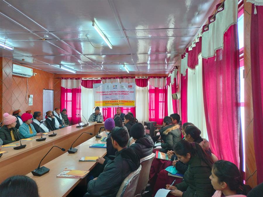 लाहौल में आवासीय युवा नेतृत्व एवं सामुदायिक विकास कार्यक्रम पर तीन दिवसीय  कार्यशाला आयोजित