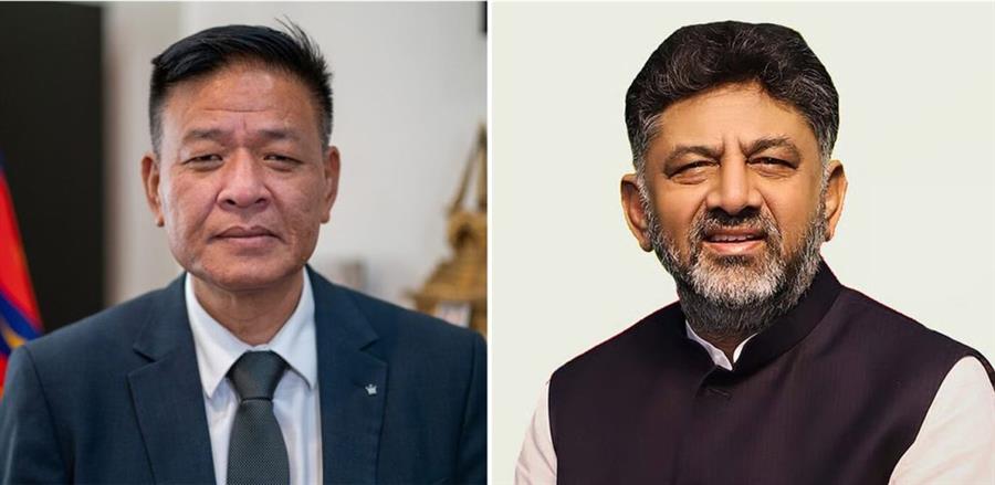 Penpa Tsering Congratulates Shri D.K. Shivakumar on Assuming Office as Karnataka’s 34th Chief Minister