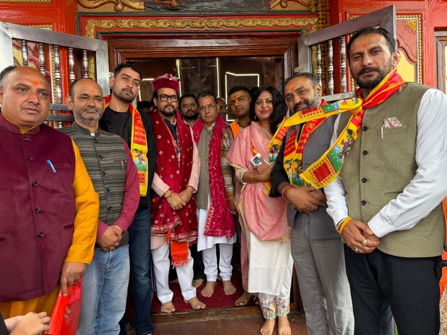 हनुमान जी के आशीर्वाद से विकसित भारत का संकल्प होगा और सशक्त, मोदी के नेतृत्व में भारत नई ऊंचाइयों को छू रहा है : अनुराग ठाकुर