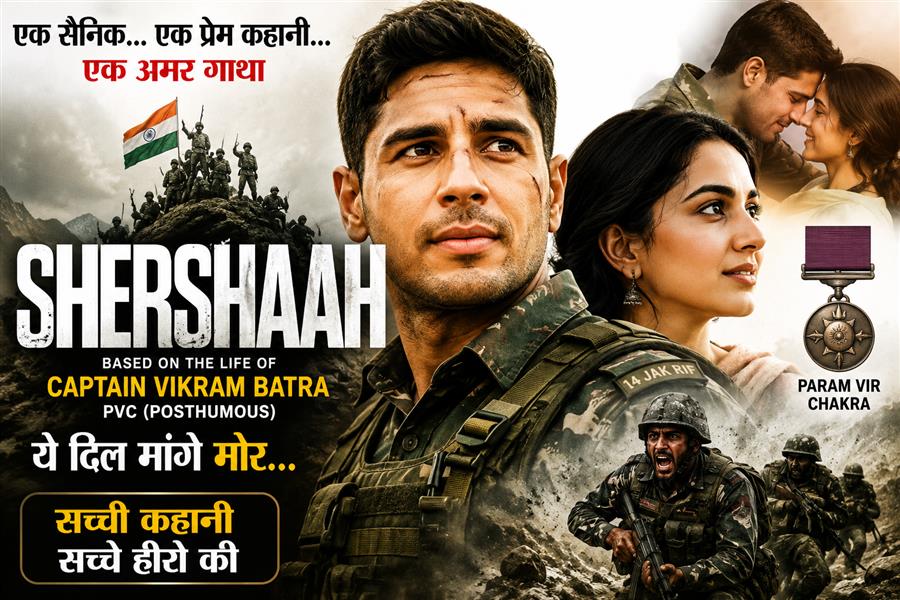 'शेरशाह' : जब कैप्टन विक्रम बत्रा की अमर गाथा बड़े पर्दे पर बनी देशभक्ति की मिसाल