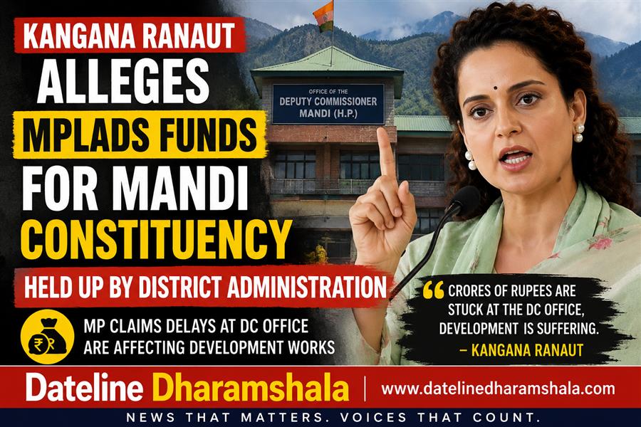 Kangana Ranaut Alleges MPLADS Funds for Mandi Constituency Held Up by District Administration