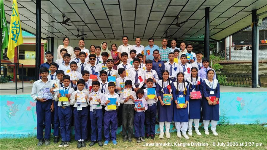बाल स्कूल ज्वालामुखी की अनूठी पहल: 'ब्रेन ऑफ बॉयज़ स्कूल' कार्यक्रम में 39 मेधावी छात्र सम्मानित
