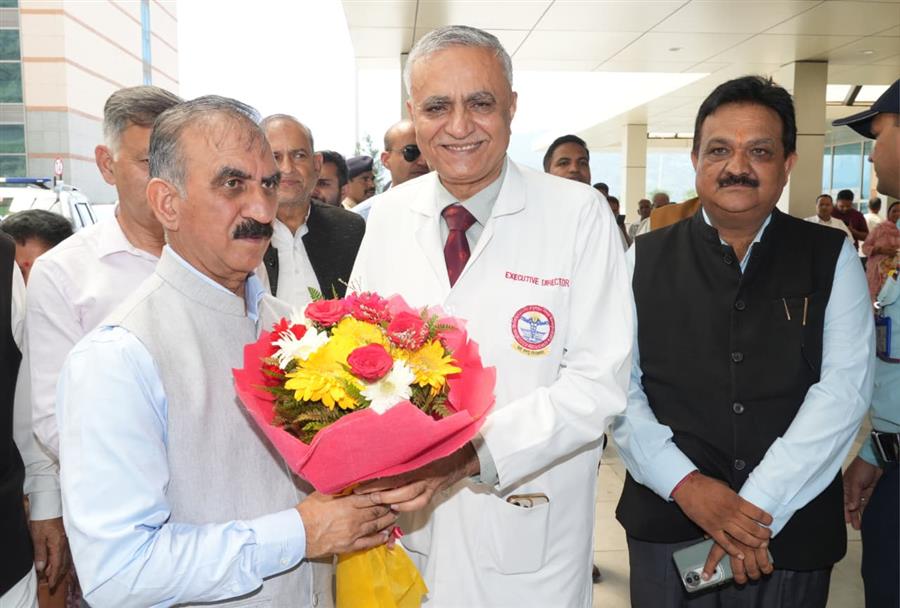 एम्स बिलासपुर के विस्तार के लिए पूर्ण सहयोग प्रदान करेगी प्रदेश सरकारः मुख्यमंत्री