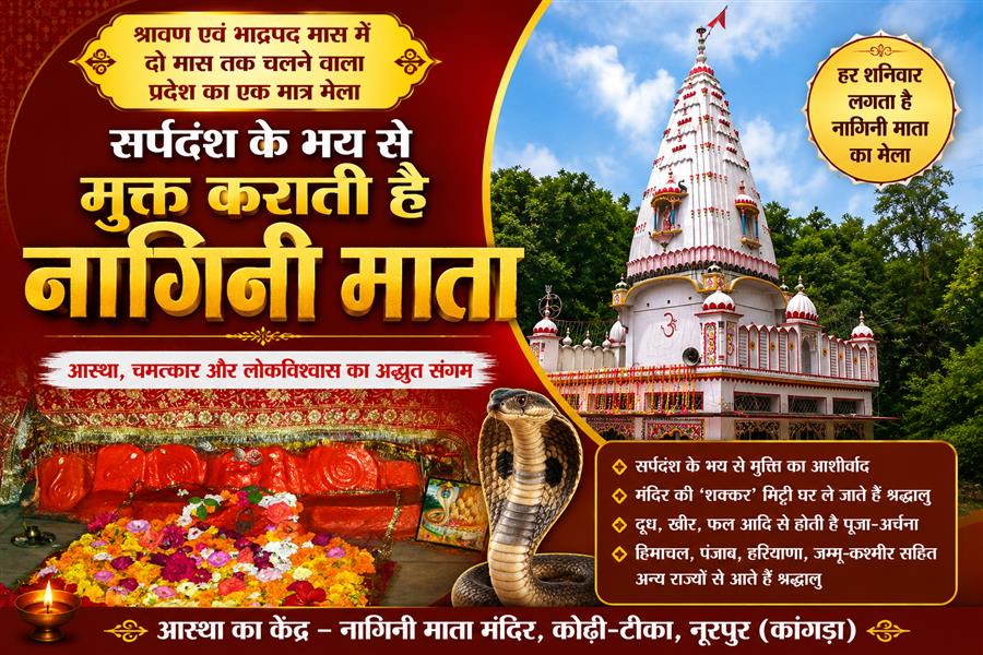 सर्पदंश के भय से मुक्ति की आस्था का धाम: नागनी माता मंदिर
