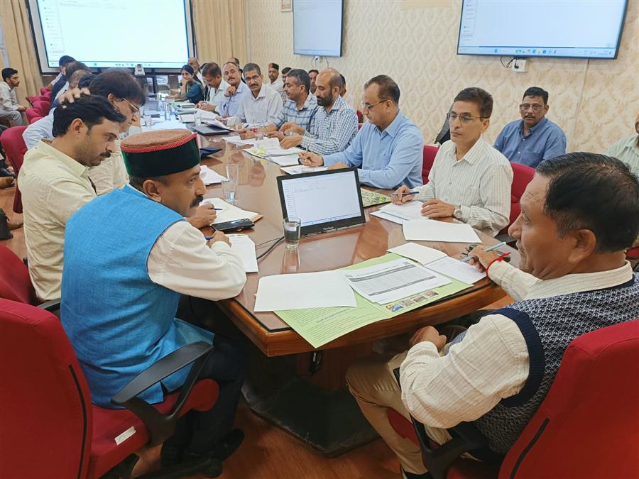 बागवानी मंत्री ने एचपी शिवा परियोजना की समीक्षा की