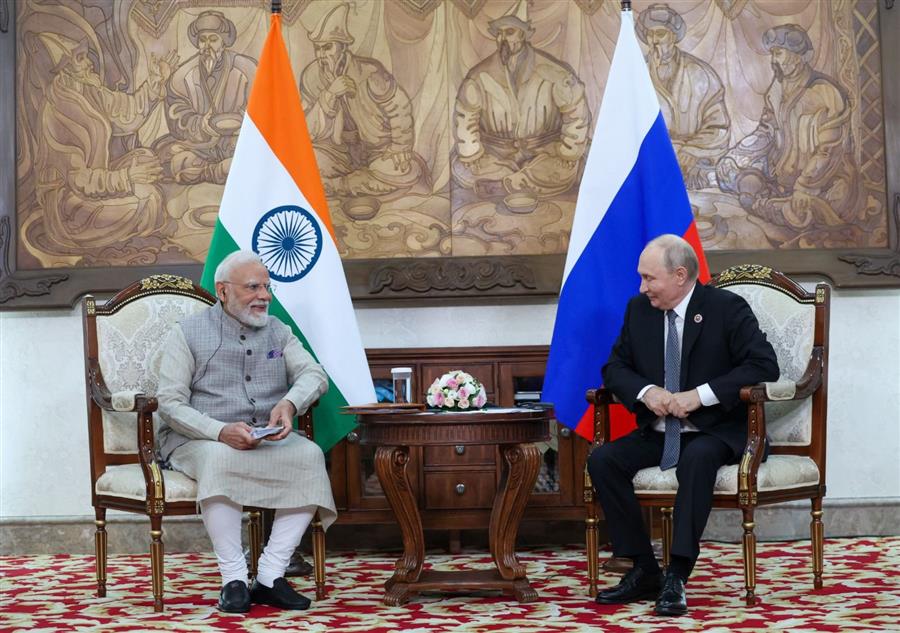 Meeting of Prime Minister with the President of the Russian Federation