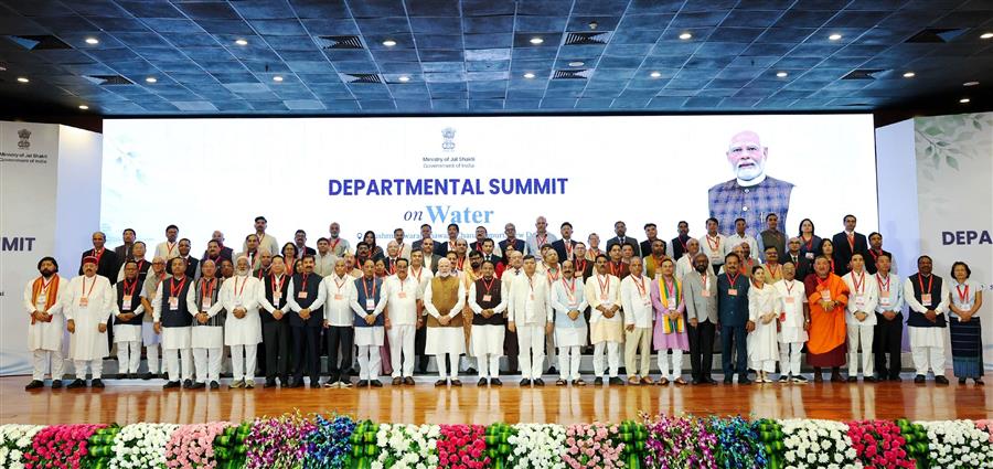 उप-मुख्यमंत्री ने राष्ट्रीय जल शक्ति शिखर सम्मेलन के समापन सत्र में भाग लिया