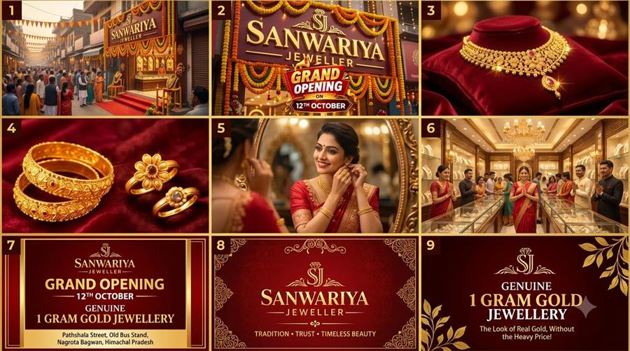 Sanwariya Jeweller to Hold Grand Opening in Nagrota Bagwan on October 12