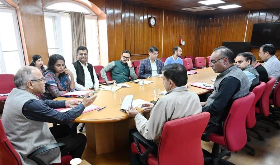 मुख्य सचिव ने राष्ट्रीय सम्मेलन की तैयारियों की समीक्षा की