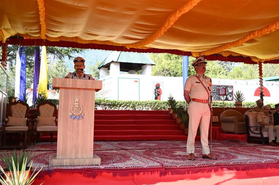 प्रथम बैच बी आर टी सी राजस्थान पुलिस का दीक्षांत परेड समारोह सशस्त्र सीमा बल शमशी में भव्य रूप से संपन्न