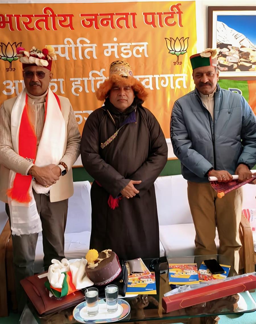 मोदी सरकार ने लाहौल-स्पीति को विकास की मुख्यधारा से जोड़ा, हजारों करोड़ की परियोजनाओं से बदली क्षेत्र की तस्वीर : श्रीकांत शर्मा
