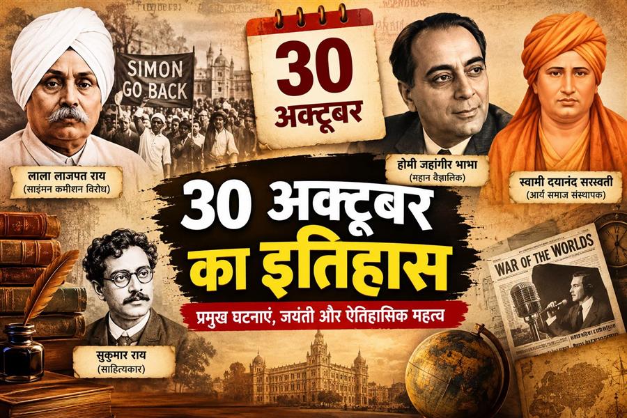 आज ही के दिन लाहौर में साइमन कमीशन के विरोध में निकाले गए जुलूस का नेतृत्व स्वतंत्रता सेनानी लाला लाजपत राय ने किया था