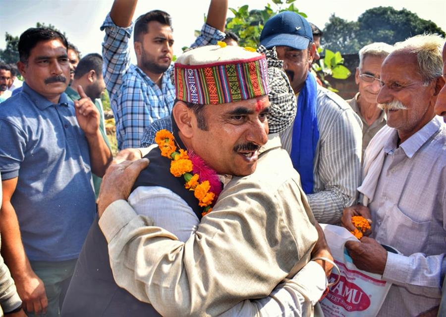 भाजपा के रणबीर सिंह को विजयी घोषित किया