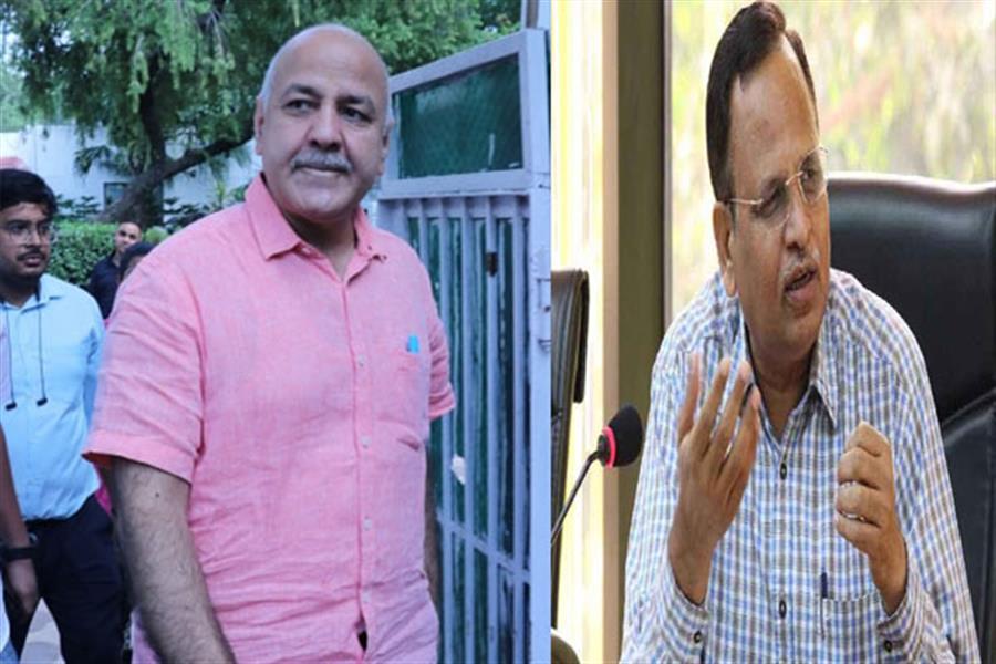 मनीष सिसोदिया और सत्येंद्र जैन ने दिया इस्तीफा