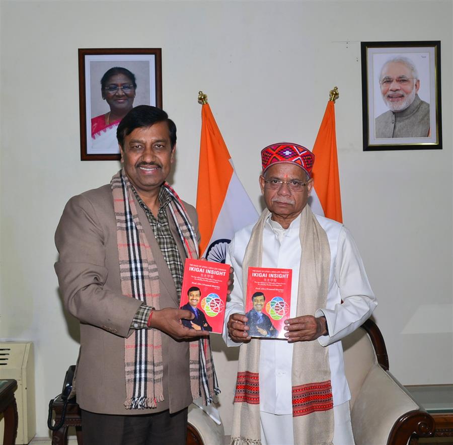 Himachal Governor releases book titled 'Ikigai insight'