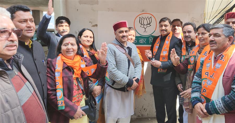 प्रदेश में शुरू हुआ भाजपा का दीवार लेखन कार्यक्रम : कश्यप