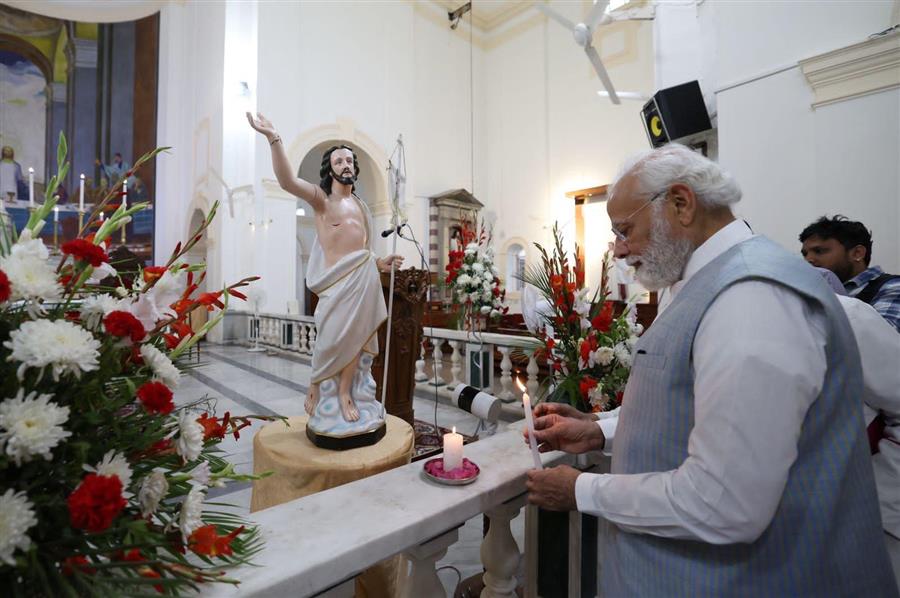 प्रधानमंत्री ने ईस्टर के अवसर पर देशवासियों को शुभकामनाएं दीं