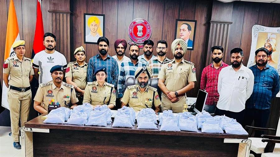 पंजाब पुलिस ने फाजि़ल्का से 36.9 किलो हेरोइन बरामद की; चार गिरफ्तार