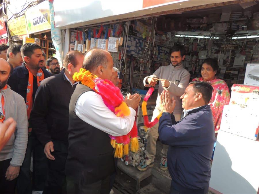 अगर कोई पार्टी धरातल पर चुनाव लड़ रही है तो वह भाजपा है : जयराम