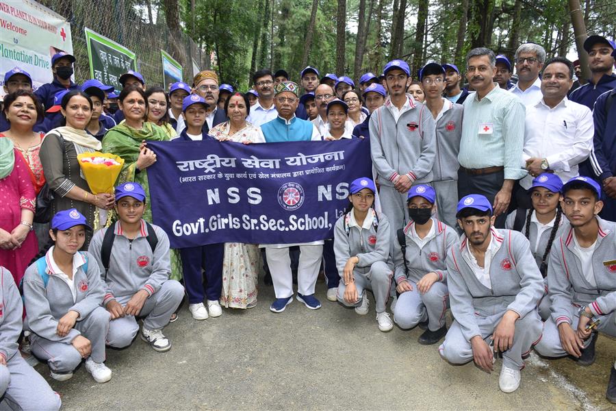 राज्यपाल ने 74वें वन महोत्सव का शुभारम्भ किया
