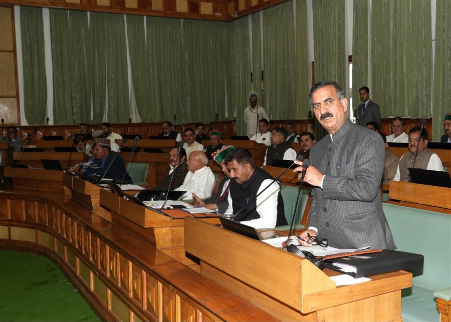 भाजपा सदन में चरचा के लिये आये , न कि वाकआउट करने सुक्खू